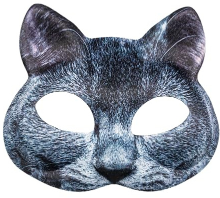 Boland - Maske Katze, Kostüm Zubehör | Tiermaske für Karneval, Halloween und Mottoparty, Kater, Wildkatze