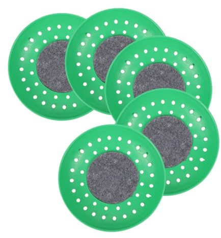 JOINPAYA 5 pièces Nid de Pigeon Plastique avec Tapis Amovible Bol de Nidification et Stable pour Élevage et Repos des Petits Oiseaux