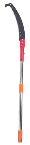 Aramox Podadora de Poste para árboles, Sierra de Pértiga Manual Extensible de Acero Inoxidable con Postes de 361 Cm para Poda de árboles y Jardinería de Ramas Altas