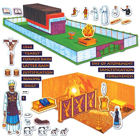 Little Folk Visuals Tabernacle Precut Flannel/Felt Board Figures, 32 Pieces Set