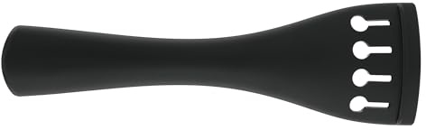 Wittner 265141, Kontrabass Saitenhalter Ultra 1/4, Hi-Tech Kunststoff, ultraleicht, mit Anhängesaite
