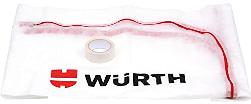 Würth Staubschutz Staubschutztür Bautür Staubtür mit Reißverschluss m. Vlies WASCHBAR u. Wiederverwendbar !