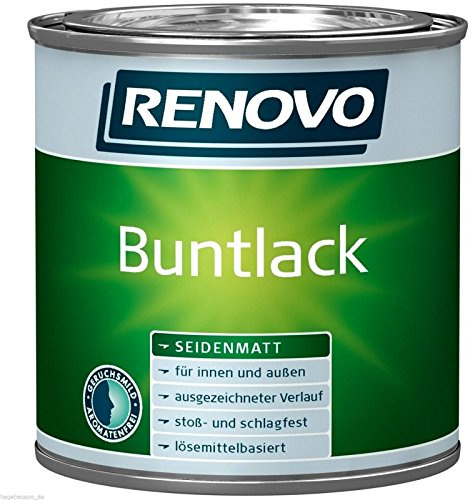 Renovo Buntlack lösemittelhaltig Cremeweiß 0,75 Liter seidenmatt Alkydharzlack