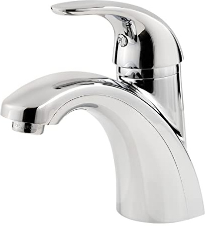 Pfister Parisa Bathroom Sink Faucet, Single Control, 1-Handle, Single Hole, Polished Chrome Finish, LF042PRCC