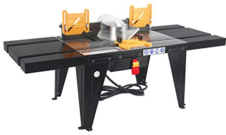 Leegol Electric Mesa de enrutador de mesa de trabajo de madera, herramienta artesanal (mesa de enrutador A)