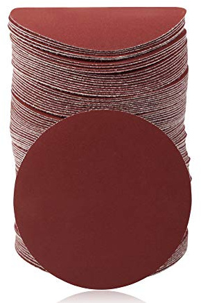 SPEEDWOX Lot de 100 disques abrasifs auto-agrippants grain 800 7,6 cm pour perceuse à bois, meuleuse, outils rotatifs, sans trou
