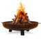 Braciere da Giardino - MOODZ Outdoor Living - Barciere - Corten - Bracere da Giardino Esterno (Corten, Ø100 cm Feet & Handle)