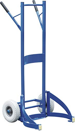 BGS 9027 | Reifenkarre | 200 kg | für 4 Reifen/Räder Ø 550-750 mm | Stahlrohrkonstruktion | Schiebestangen mit PVC-Überzug | PU-Schaumstoffreifen Ø 250 mm | automatische Verriegelung