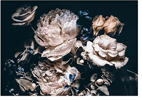 WallArena - Vlies Fototapete Blumen 208x146 cm - Fototapeten - Tapeten - für Wohnzimmer Schlafzimmer - Vliestapete Wandtapete Tapete 3D Effekt- inkl. Kleister - Pflanzen