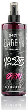 BARBER MARMARA Eau de Cologne Spray Men's Grafitti 1 x 400 ml After Shave Men's Fragrance Water Shaving Water Men Barber Men's Fragrances Body Spray Barbershop Hairdresser Kolonya Perfume (No 25)