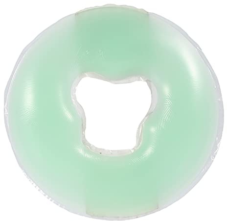 Ejoyous Oreiller De Silicone, Coussin de Spa en Silicone Coussin De Massage Doux Visage pour Le Visage Le Spa la beauté Les Soins de la Peau Doux Relaxation - Vert Clair