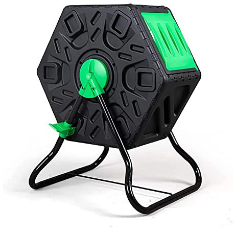 Poubelles de compostage d'extérieur, Composteur d'extérieur 60L Composteur d'extérieur Compact à Chambre Unique à 360°