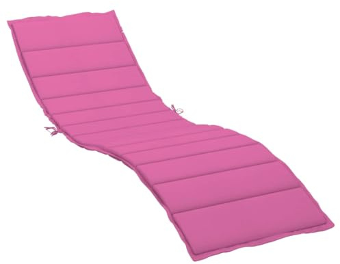 vidaXL Sonnenliegen-Auflage Rosa Oxford-Gewebe