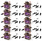 Miuzei Servomotor Metall Zahnräder 10 PCS RC 9G Micro Servo 180 Grad mini Motor für Arduino Modellbau Roboter Arm Flugzeug 1/10 1:8 Car Boot mit Servokabel Horn