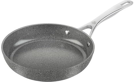 BALLARINI Salina Bratpfanne, 28 cm, Aluminium, Keramikantihaftbeschichtung mit Titan-Hartgrundierung, kratzfeste Keramikpfanne für alle Herdarten, Induktionsgeeignet [Made in Italy]