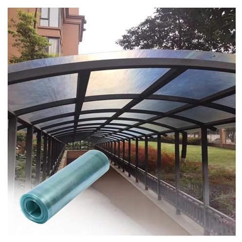 BUJNIE Pergola Pannelli Tetto 0.8mm Protezione dai Raggi UV Piastre di Ricambio Impermeabili per Serra, Garage, Personalizzabile (1x1m/3.28x3.28ft)