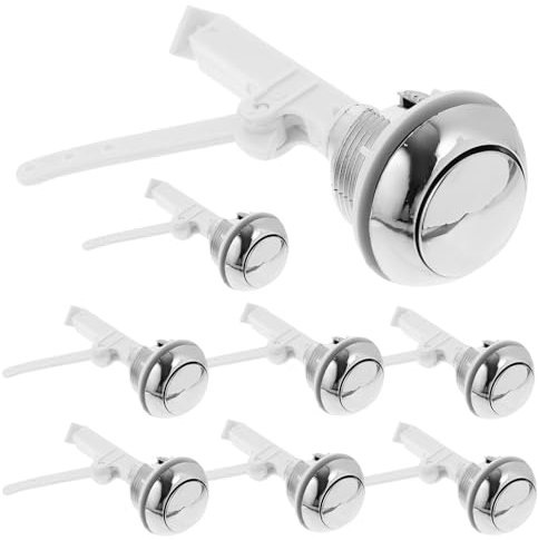 Angoily 9stücke Toilettenknopf Ersatz Druckspülknopf Toilettenspülkastenknopf Einzelner Knopf Spülkastenknopf Für Badezimmer Installieren Bedienen