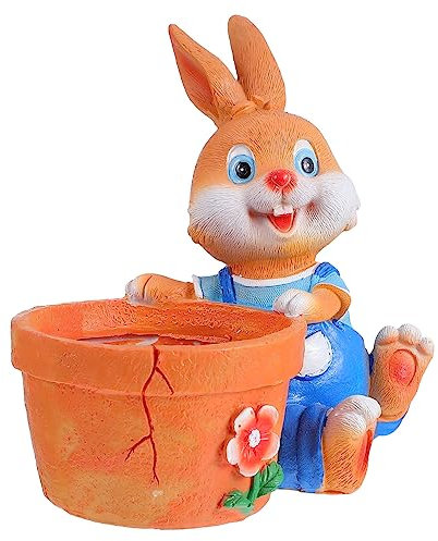Toddmomy Cartoon Tierform Sukkulententopf Resin Niedlicher Blumentopf Für Innen Und Außen Für Kleine Pflanzen Und Dekoration Mit Drainageloch Für Bewässerung