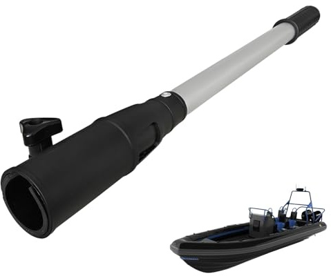 Fierudeng Tiller Extension Handle, Trolling Motor Handle for Outboard, Adjustable Fit Boat Supplies, Ergonomic Design Extendable Grip for Women Youth Teens