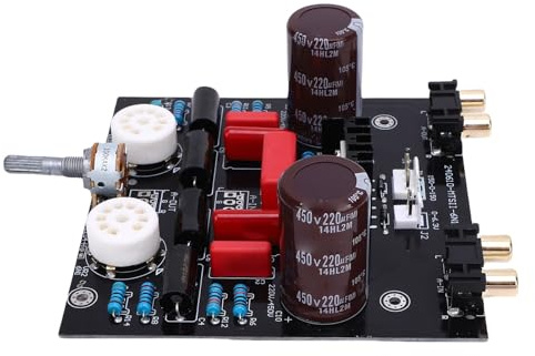 SEAFRONT 6N1 Electronic Tube Preamp Module Adjustable Power Supply Tube Preamplifier Circuit Board Modular Design