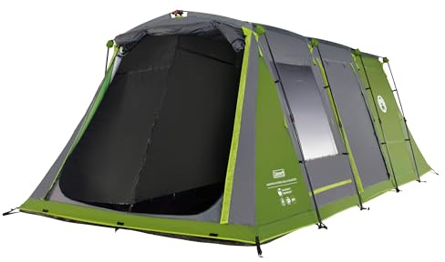 Coleman Tienda Fastpitch Victoria Falls 4 Blackout| Montaje rápido en 2 Minutos| Dormitorio oscurecido|Tienda Familiar compacta para 4 Personas |Tienda para Festivales y Camping |Impermeable 4500 mm