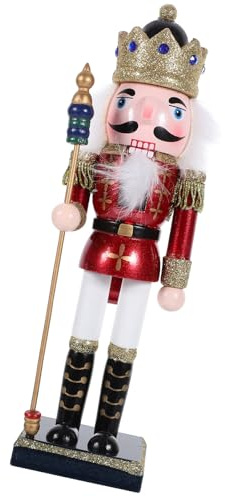 POPETPOP Casse-Noisette Décoration Bois Figurine de Noël Artisanat pour Maison et Bureau