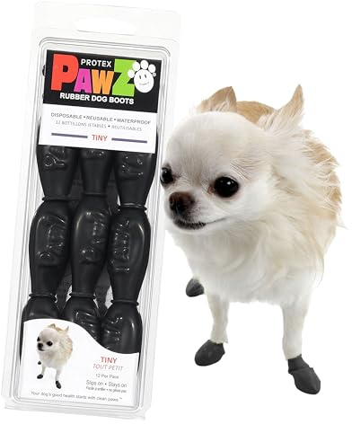 Protex Pawz skyddande hundstövlar svart upplaga liten