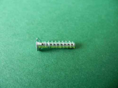 100 Stück Geräteschrauben 3,2x15mm mit Schlitz