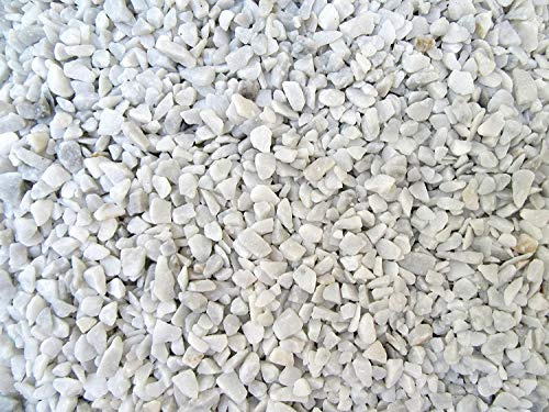 20 Kilogramm (Kg) Deko-Steine | Carrara Marmorkies | 7-15 mm | Edler Zierkies für Haus & Garten | Perfekt für Bodenvasen, Windlichter & Gartenprojekte | Gerundete Natursteine | Vielseitig & stilvoll