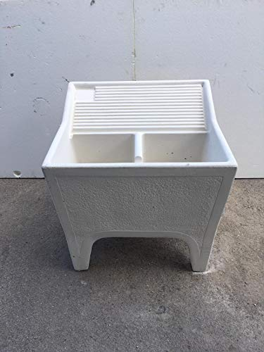 LAVATOIO IN CEMENTO, LAVABO, FONTANA, MISURE 80X73 H 80 CM.