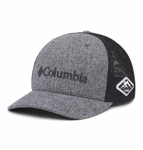 Columbia Tappo a Sfera in Rete Berretto da Baseball, Grill Heather/Nero, X-Large Unisex-Adulto