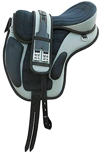 EU Equestrian Universe synthetischer Freemax Sattel für Pferdestaub, erhältlich in den Größen 35,6 bis 45,7 cm
