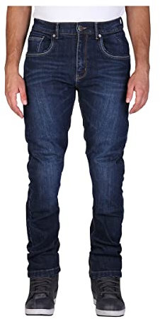 Modeka Glenn 2 motorcykeljeans (blå, lång 32)