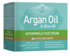 Herbolive Argan Antifaltengesichtscreme für Normale- und Mischhaut, 50ml