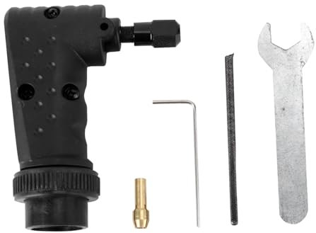 Homoyoyo Adaptateur De Perceuse à Angle Droit Pilote à Angle Droit, Convertisseur Rotatif Ergonomique En Métal, Tournevis Coudé Pour Espaces Restreints, Usage Bricolage,