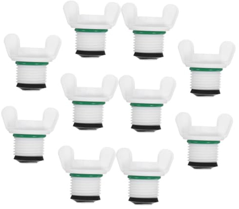 DONFAMDS 10pcs Hot Water Bottle Stoppers Fit Rubber Caps for Warm Water Bags Detachable Design for Family Use and Outdoor Activities