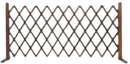 Dualoai Enrejado de Madera, Extensible Y Fácil de Instalar, Independiente, Decorativo, para Jardín Y Patio, S