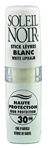 SOLEIL NOIR 26 Stick à Lèvres Blanc Ip 30 Protection Haute