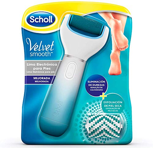 Scholl Velvet Smooth Diamond Crystals - Lima electrónica, color azul