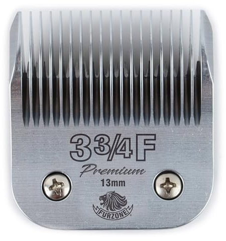 Furzone Detachable Blade - Size 3 3/4F Blade 1/2, Made of Extra Durable Japanese Steel, Compatible with Most Andis, Oster, Wahl A5 Clippers