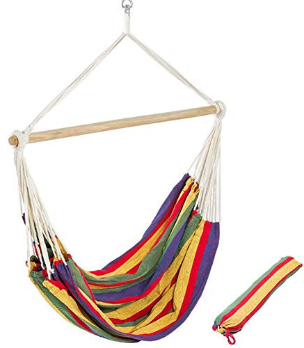 NANANA Hängematte Kinderhängesessel Baby, Hängesessel Baumwollgewebe, 185X125 cm