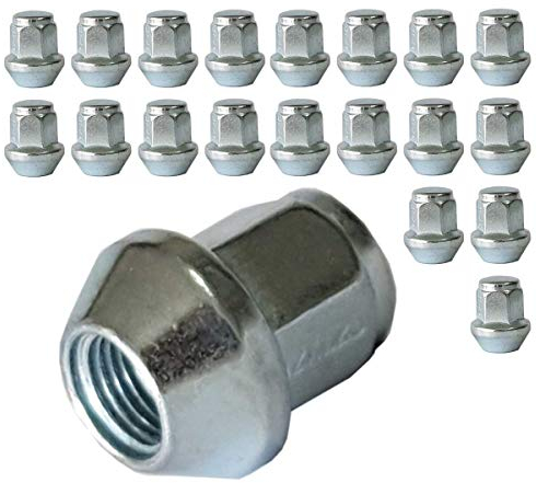 Lot de 20 écrous de roue coniques M12 x 1,25 HEX17 CH DA