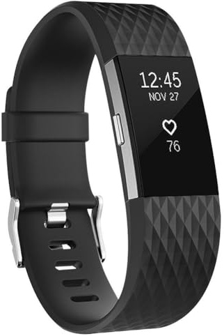 INF Armband für Fitbit Charge 2 Silikon Sport Weiches Ersatzarmband Uhrenarmband(L)