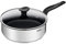 Tefal Primary E3093204 Stainless Steel 24cm Saute Pan with Lid, Non-Stick Pan, Induction Compatible
