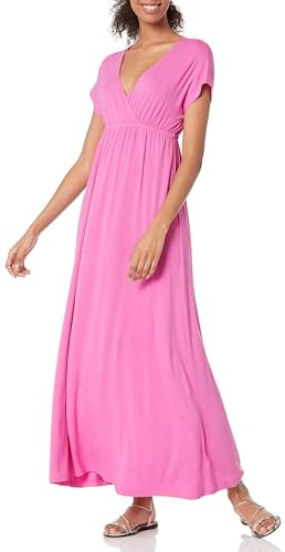 Amazon Essentials Robe Longue cintrée (Disponible en Grande Taille) Femme