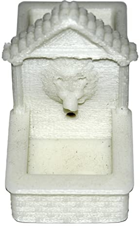 Accessori per presepe (Scala 1:50, Fontanile mini, Bianco)