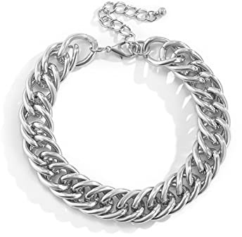 Stfery Fußkettchen Urlaub, Fussketten Für Frauen Alloy Knöchelkette Dicke Kette Schmuck Für Damen BFF Geschenke