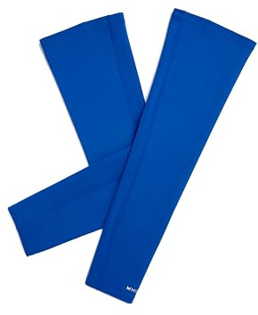 MISSION Cooling Sun Sleeves, UPF 50 UV Protection, Instant Cooling, 2hr Cool, Lightweight 4-Way Stretch, One Size Fit (Blue)