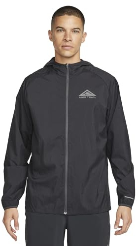 Nike DX6883-010 M NK AIREEZ JACKET Jacket Herren BLACK/DK SMOKE GREY/WHITE Größe S