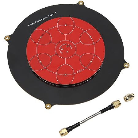 FPV Antenne 5,8 GHz, Hochleistungs Gerichtete Zirkular Polarisierte Triple Feed Patch Antenne, Hochfrequenz Racing Antenne for RC Drohnenpiloten im Outdoor Rennen und FPV Flug